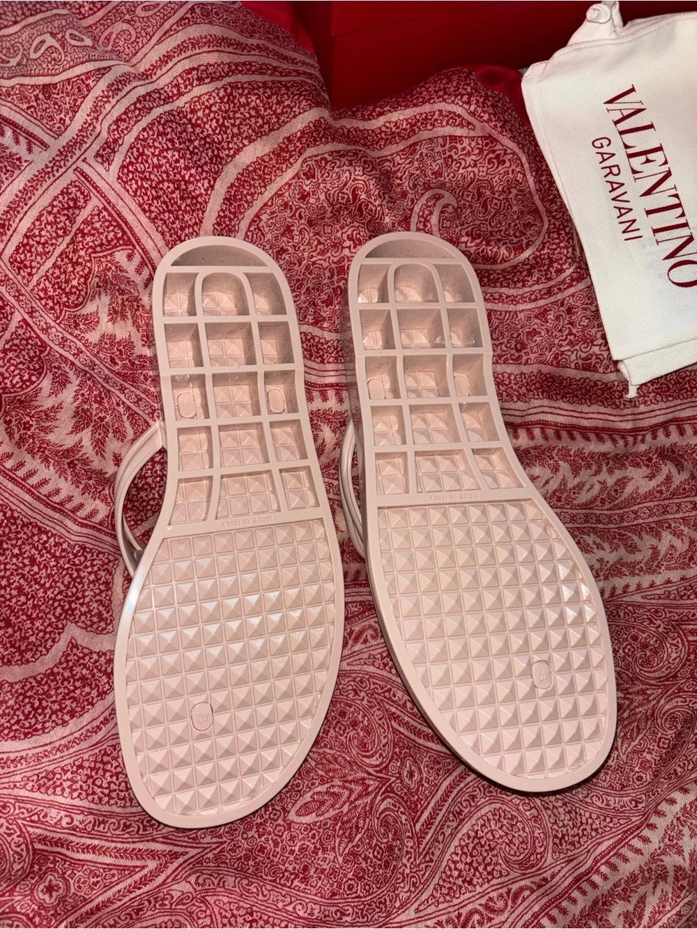 Valentino Vlogo PVC slide sandals size 40 NIB Authentic
